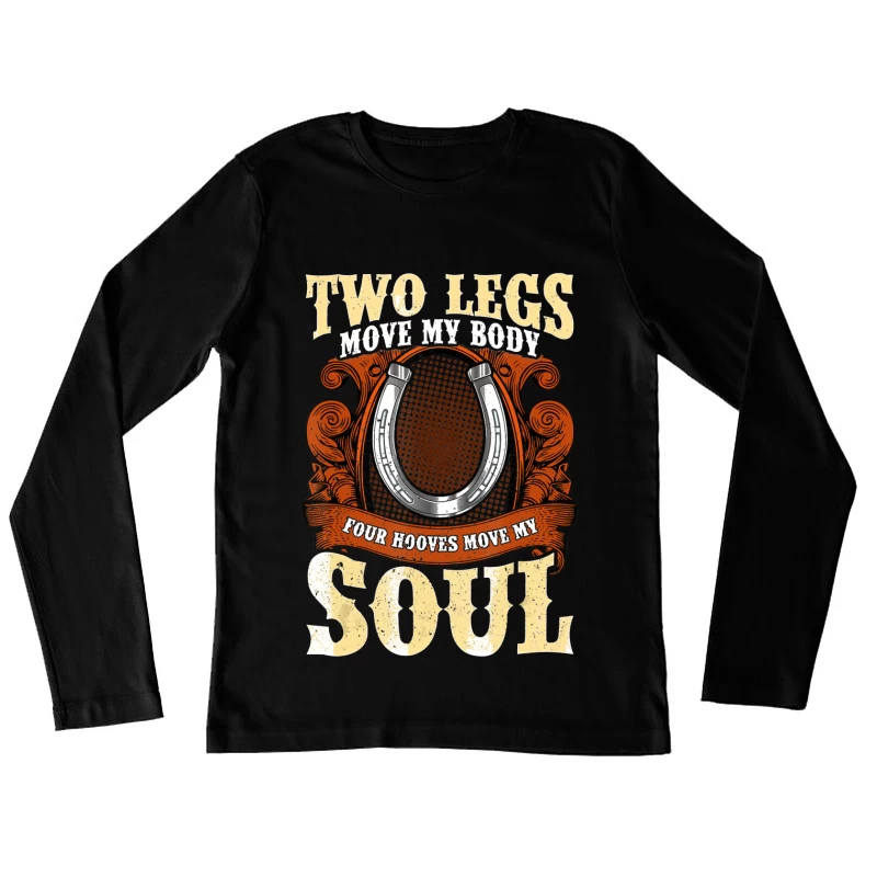 Les sabots inspirent l'âme Femme Manches Longues T-Shirt