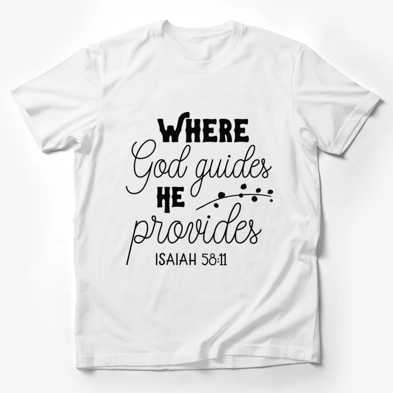 Citation Inspirante de la Bible Homme T-Shirt