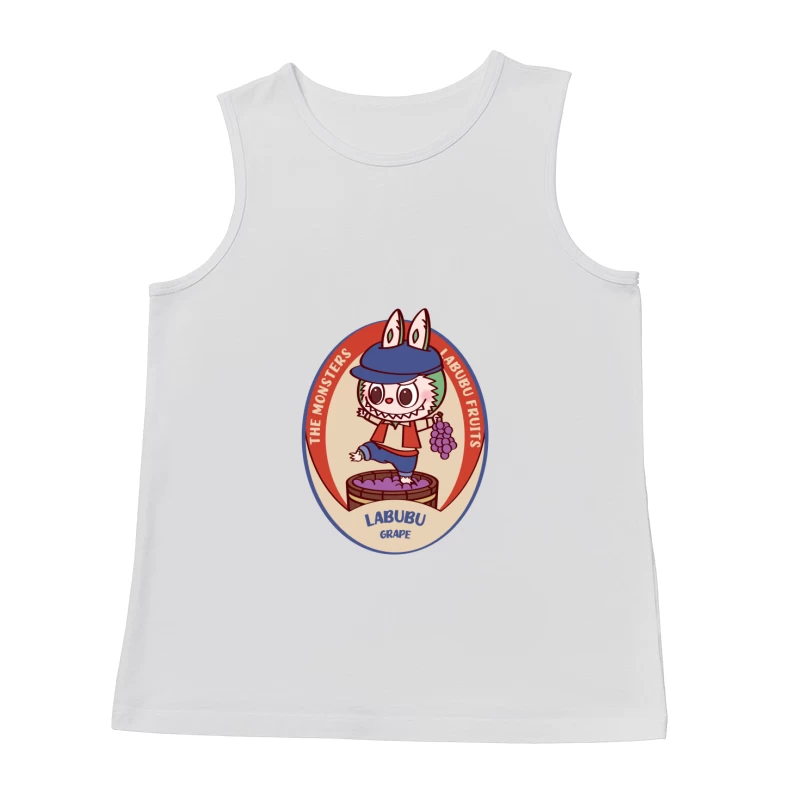 Labubu Traubenmonster Illustration Herren Tanktops