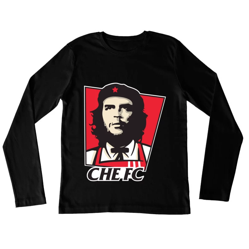 Che Guevara Inspired Sports Team Logo Female Long Sleeve T-Shirt