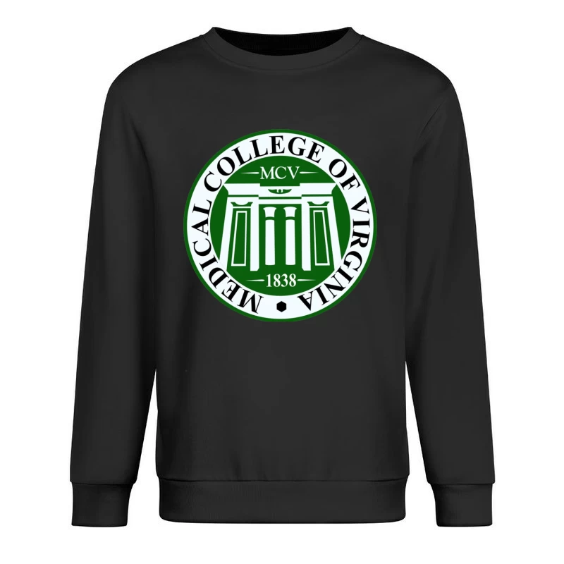 Medical College of Virginia (MCV) Historical Academic Seal from 1838 Male Pullover Sweatshirt