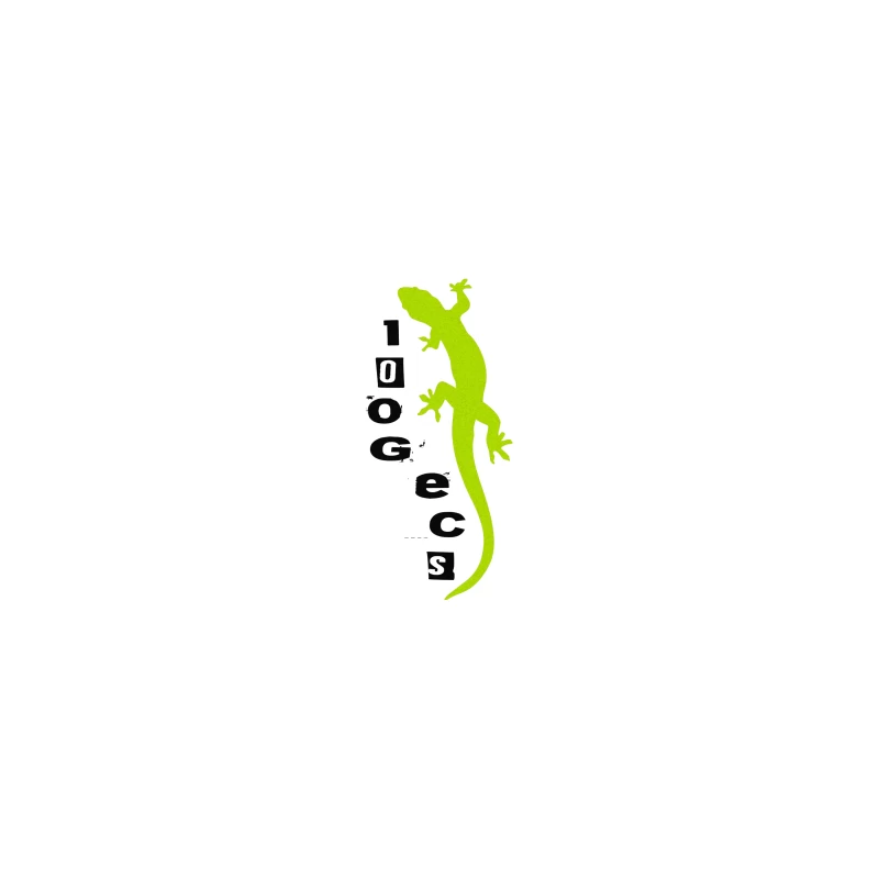 Gecko Logo Design Desk Mat