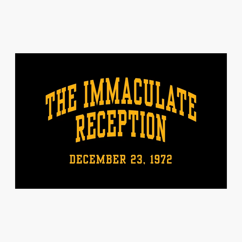 The Immaculate Reception: Historic Play on December 23, 1972 Travel Mug