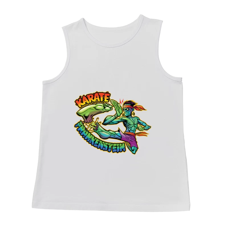 Karate Frankenstein Character Design Male Tank Top