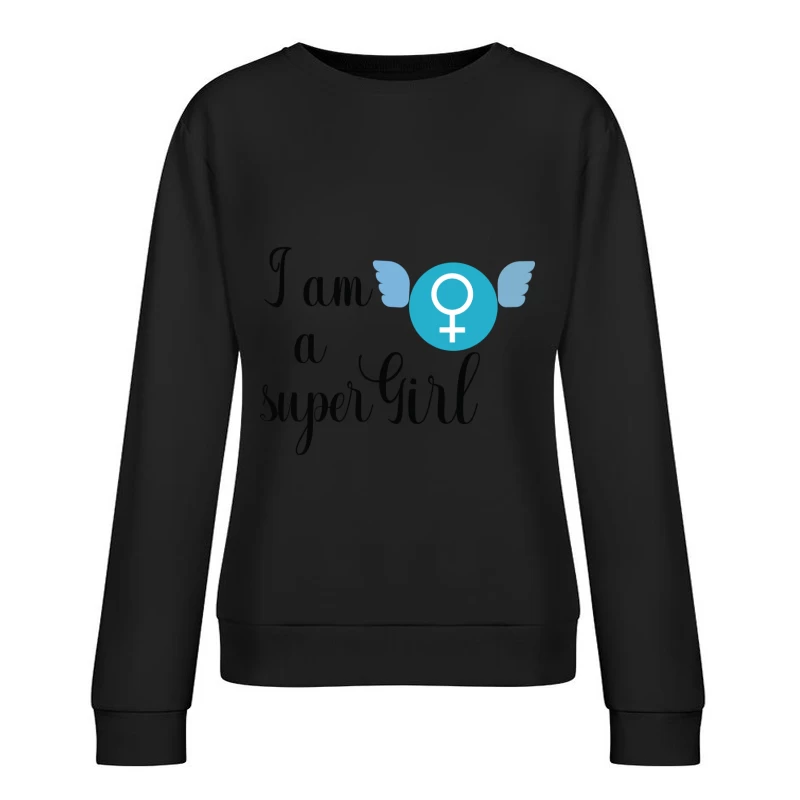 Empowerment féminin avec des ailes Femme Sweat-shirt à enfiler