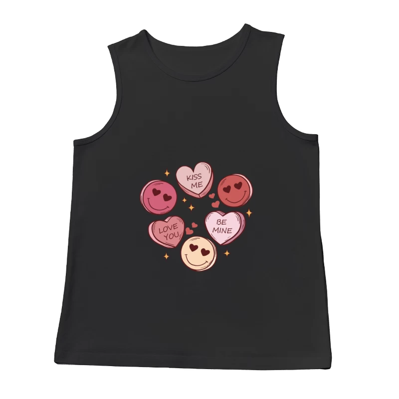 Süße Liebesherzen Design Herren Tanktops