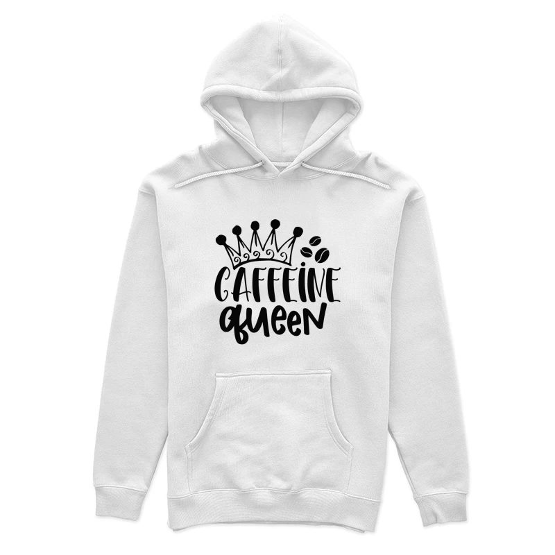 Reine de la Caféine avec Couronne Femme Sweat à capuche