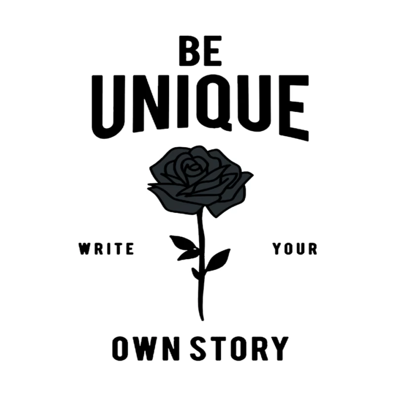 Be Unique - Write Your Own Story Pin