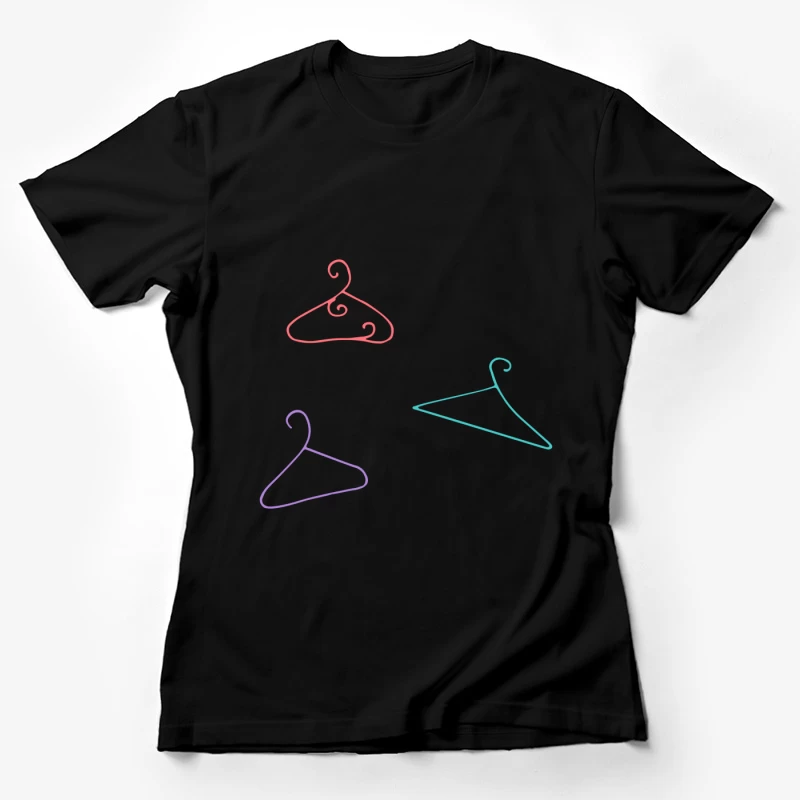 Cintres Artistiques Colorés Femme T-Shirt