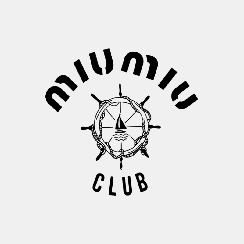 Seemannschaftsclub-Logo mit Steuerrad Herren Tanktops