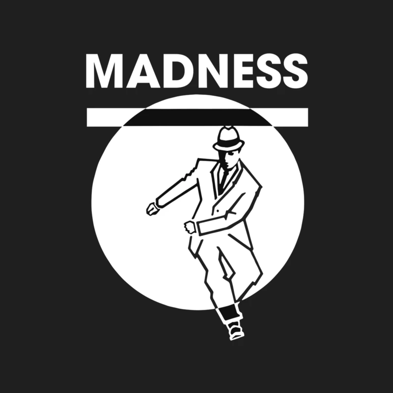 Ska Dance Madness Silhouette Logo Male Tank Top