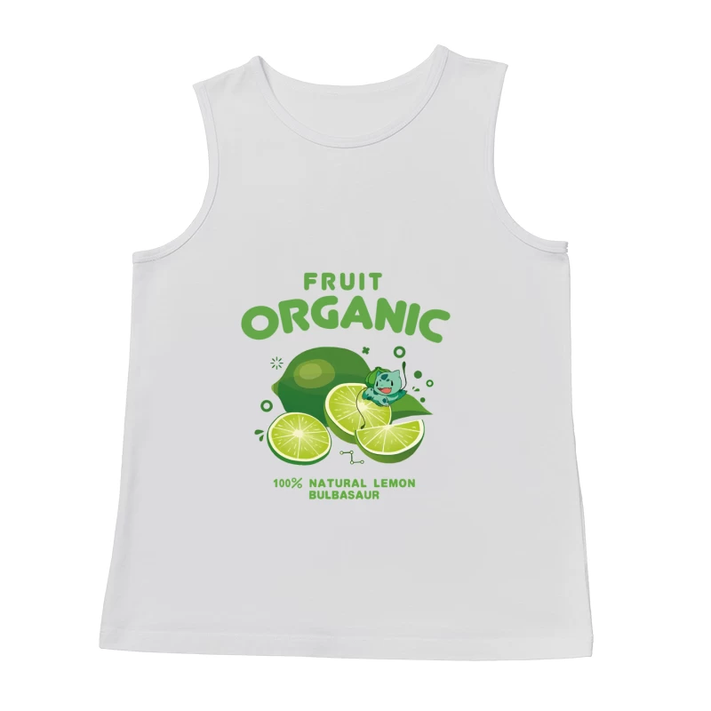 Bio-Zitrone mit Bulbasaur Herren Tanktops