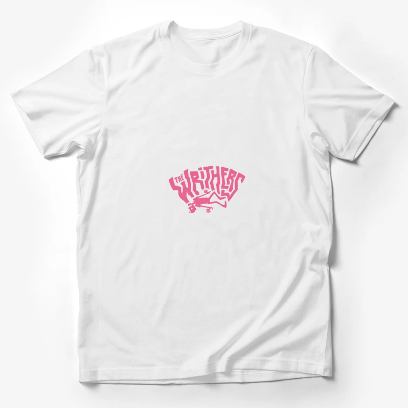 The Writhers Band Logo Design Male T-Shirt