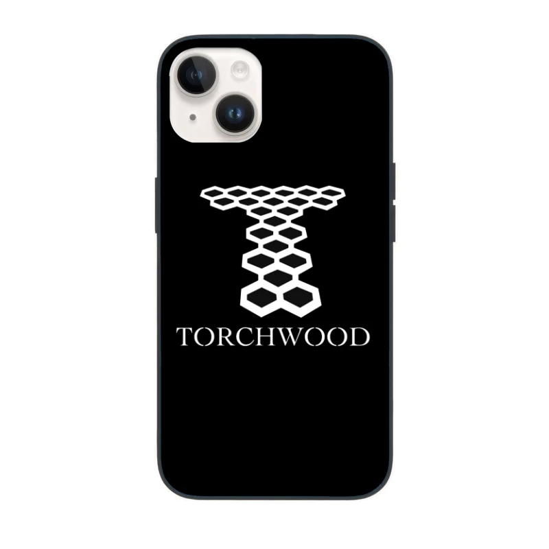 Torchwood Series Geometric Hexagonal Logo Design iPhone Case