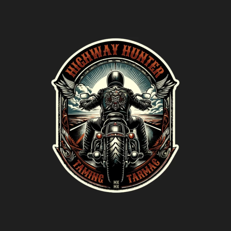 Motard sur l'autoroute Homme Débardeur