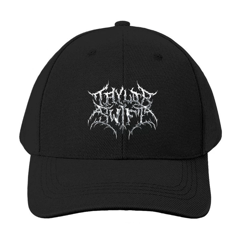 Gothic Metal Band Logo Design Baseball Cap