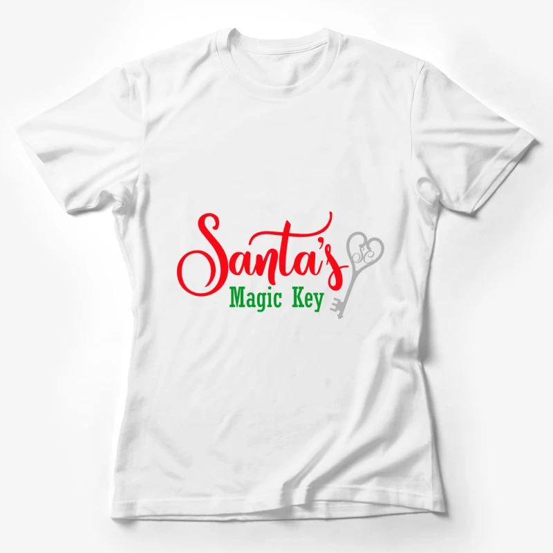 Clé magique de Noël Femme T-Shirt