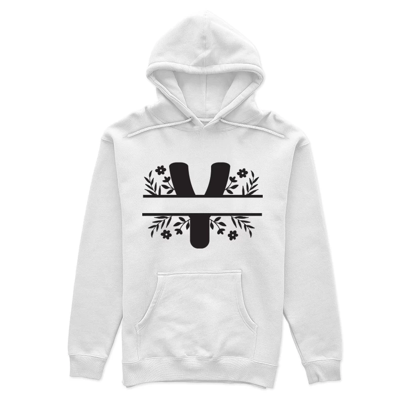 Symbole Yen décoratif floral Femme Sweat à capuche