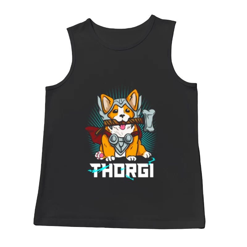 Thorgi: Chien Corgi Superhéros Homme Débardeur