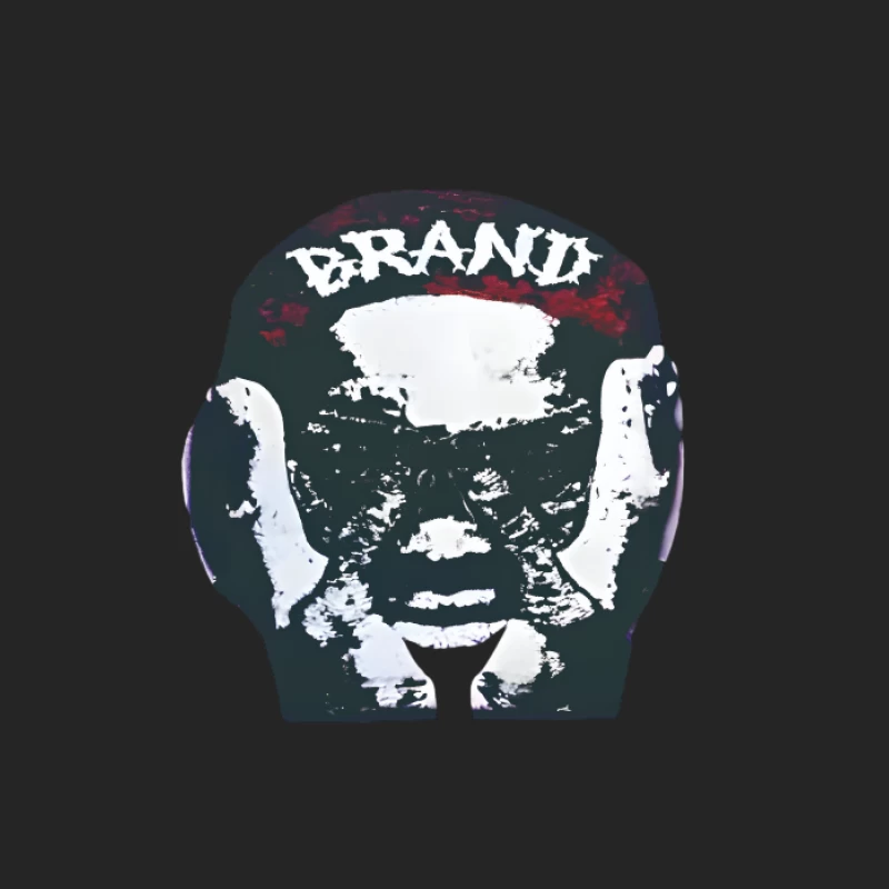 Concept de visage axé sur la marque Homme Sweat-shirt à enfiler