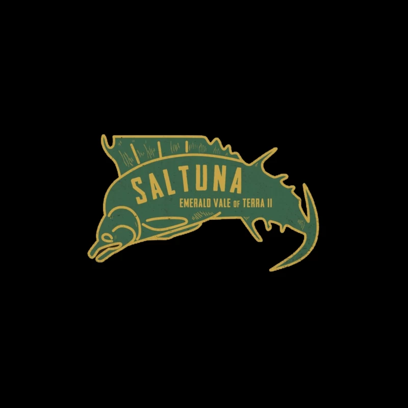 saltuna Logo Throw Pillow