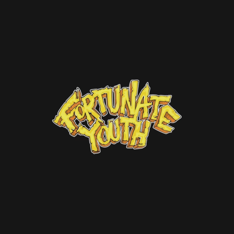 Graffiti-Stil-Logo von Fortunate Youth Herren Langarm T-Shirt