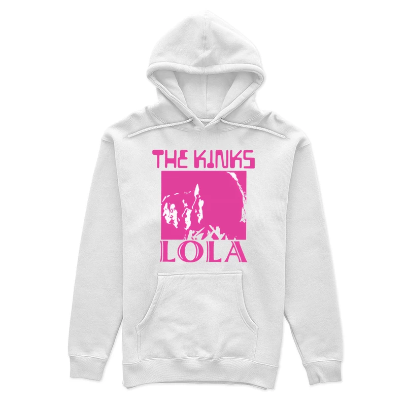 The Kinks 'Lola' Pink Album Cover Art Female Pullover Hoodie