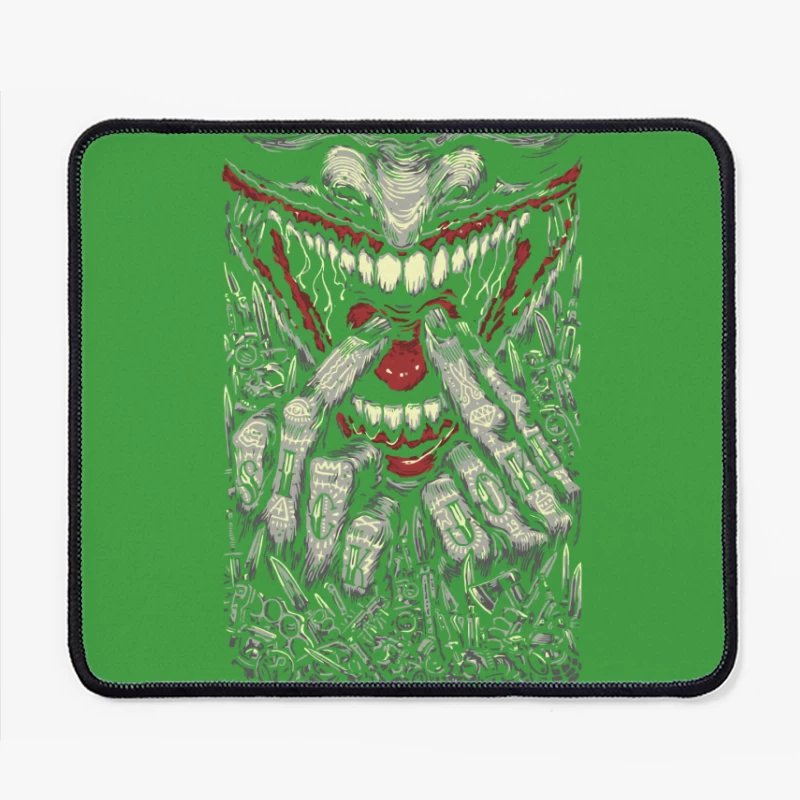 Awesome joker tooth Mouse Pad