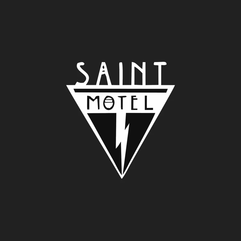 Saint Motel Vintage Triangle Logo with Lightning Bolt Design Bucket Hat