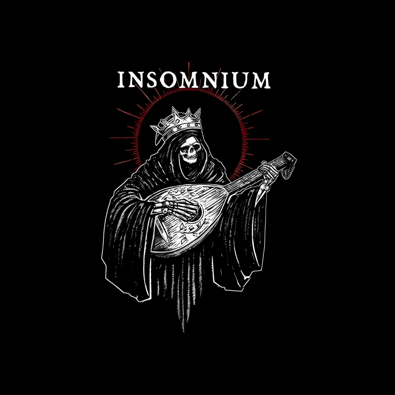 Insomnium Throw Pillow