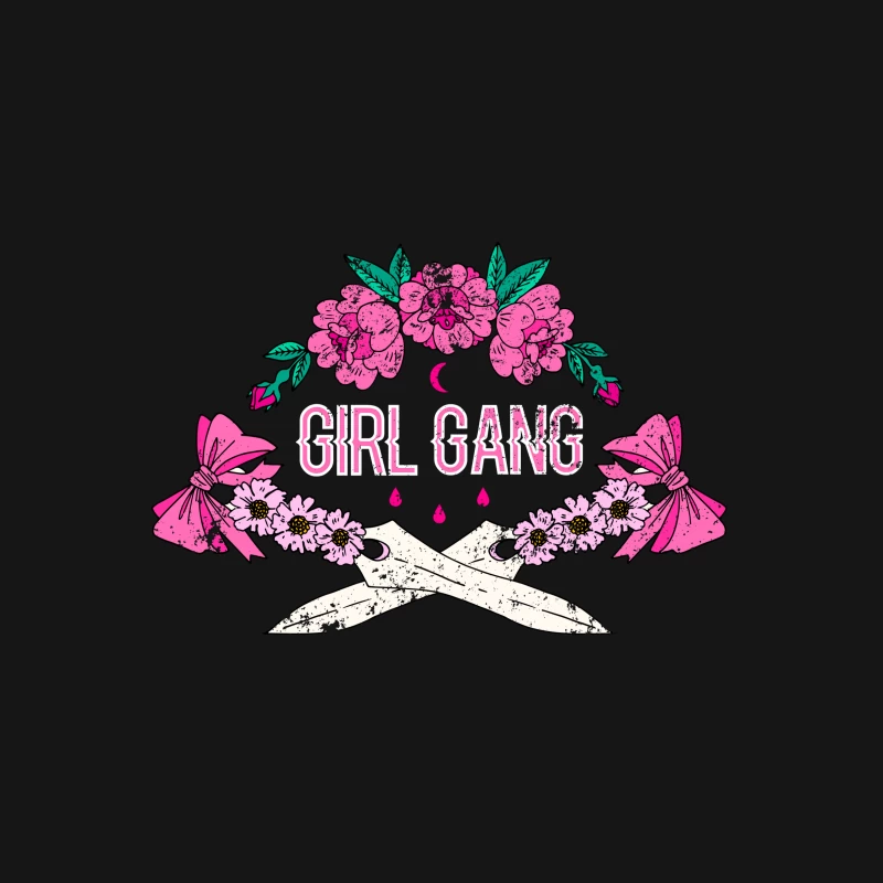 Sorcellerie Florale de la Girl Gang Femme T-Shirt