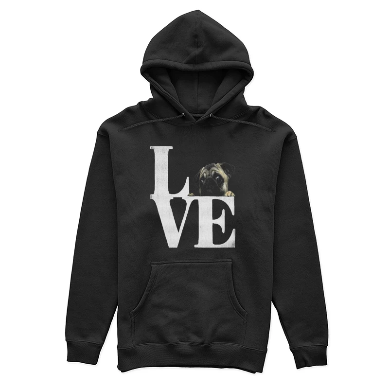 Amour avec un Carlin Femme Sweat à capuche
