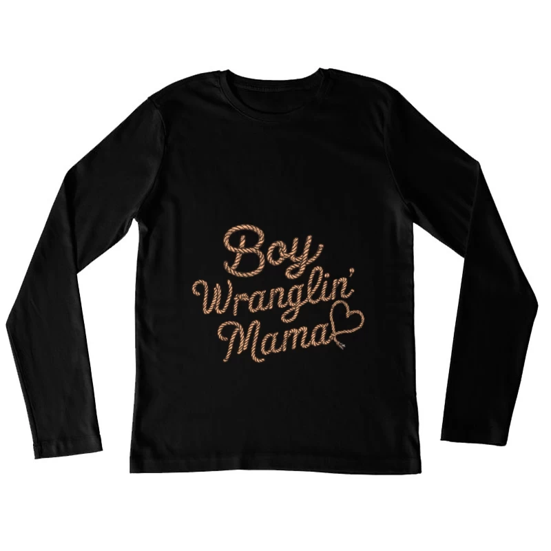Design Mamma Cowboy Maglietta maniche lunghe Donna