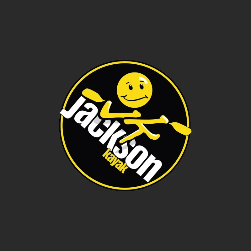 Jackson Kayak Sports Logo with Yellow Smiley Design Baseball Cap