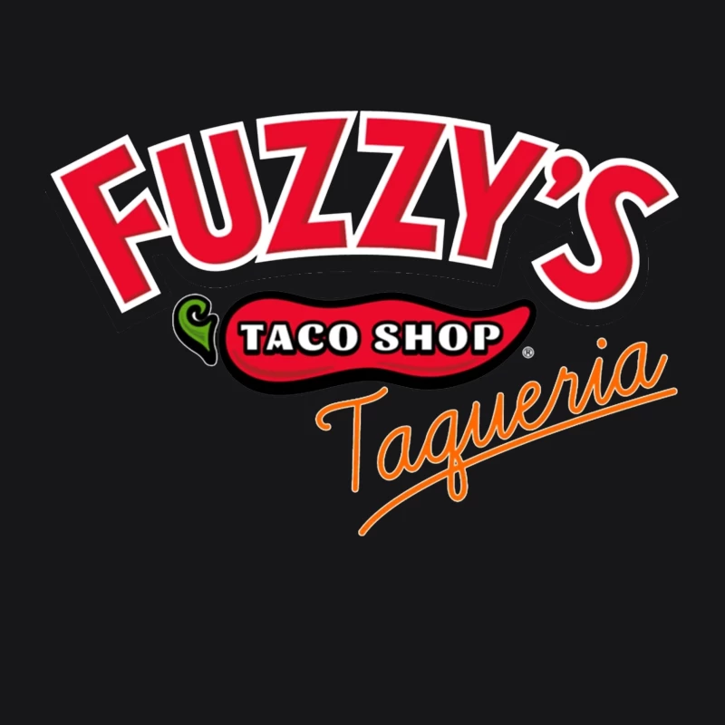 Fuzzy's Taco Shop Taqueria Restaurant Logo Male Pullover Hoodie