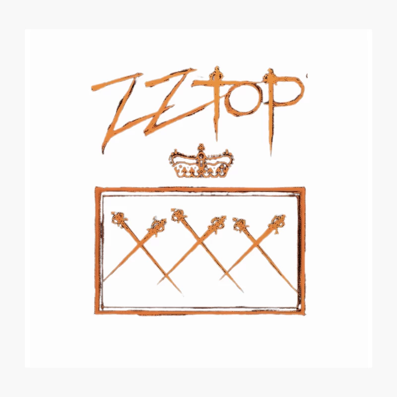 ZZ Top Rock Band zz top xxx Throw Pillow