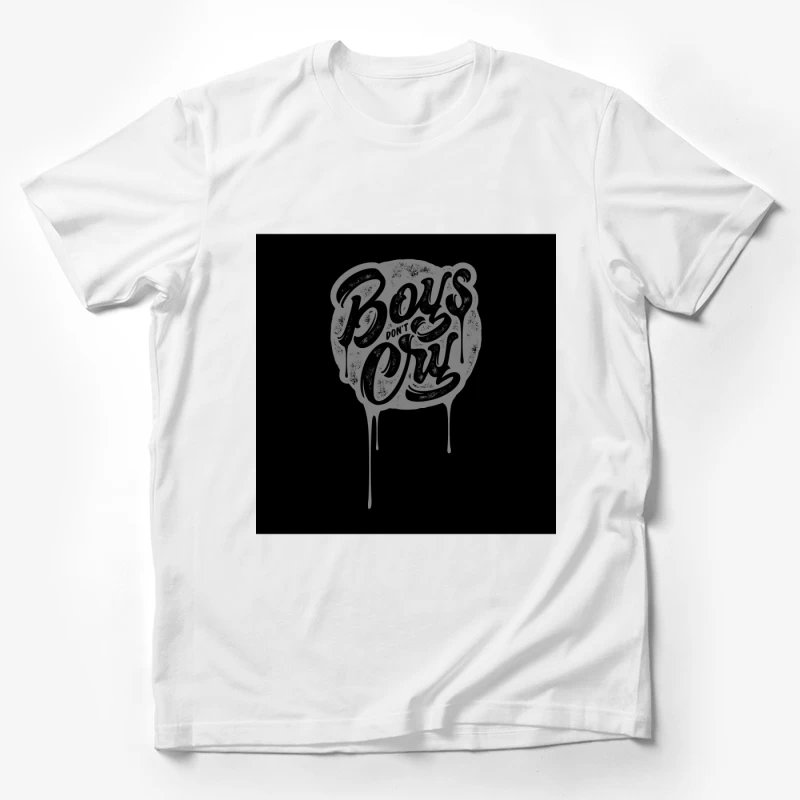 Boys Don't Cry - Typographie artistique Homme T-Shirt