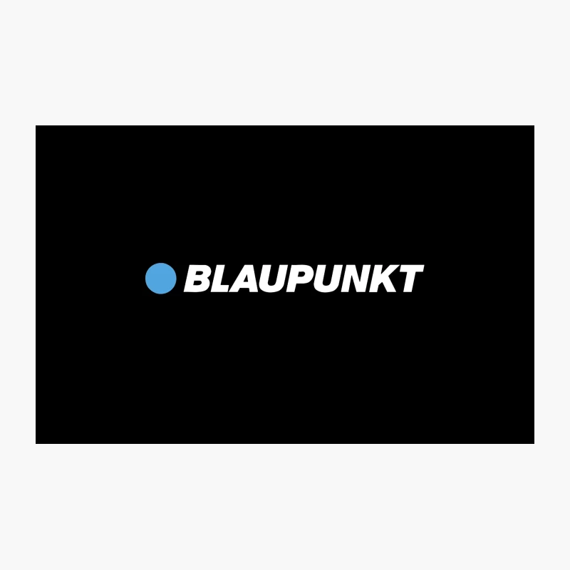 Blaupunkt Electronics Brand Logo with Blue Circle Travel Mug