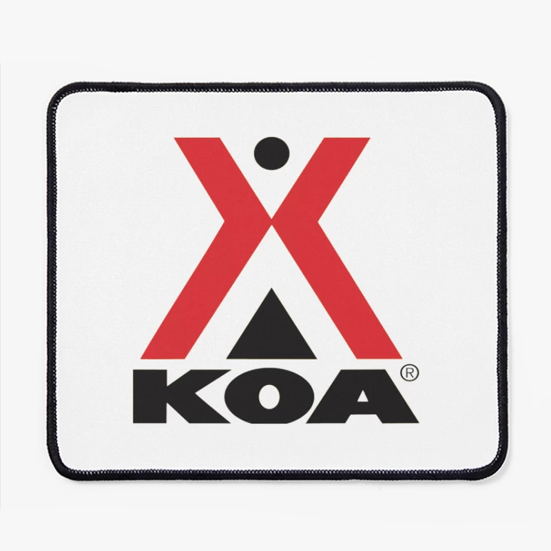 KOA (Kampgrounds of America) Official Logo Design Mouse Pad