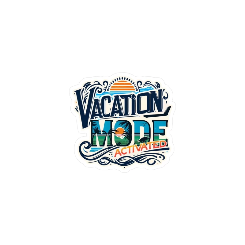 Vacation Mode Activated: Embrace Travel and Relaxation iPhone Case