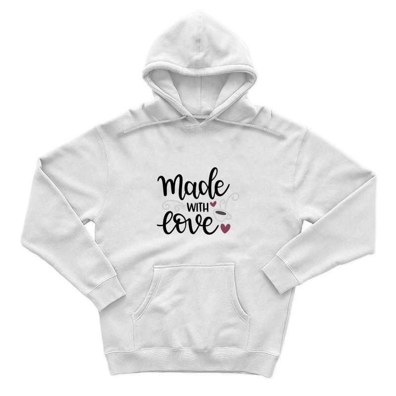 Design de café avec vapeur et cœurs Homme Sweat à capuche