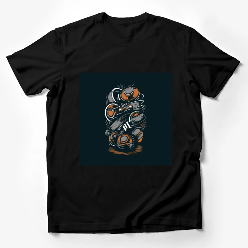 Cascade de Casques et Résistance Homme T-Shirt