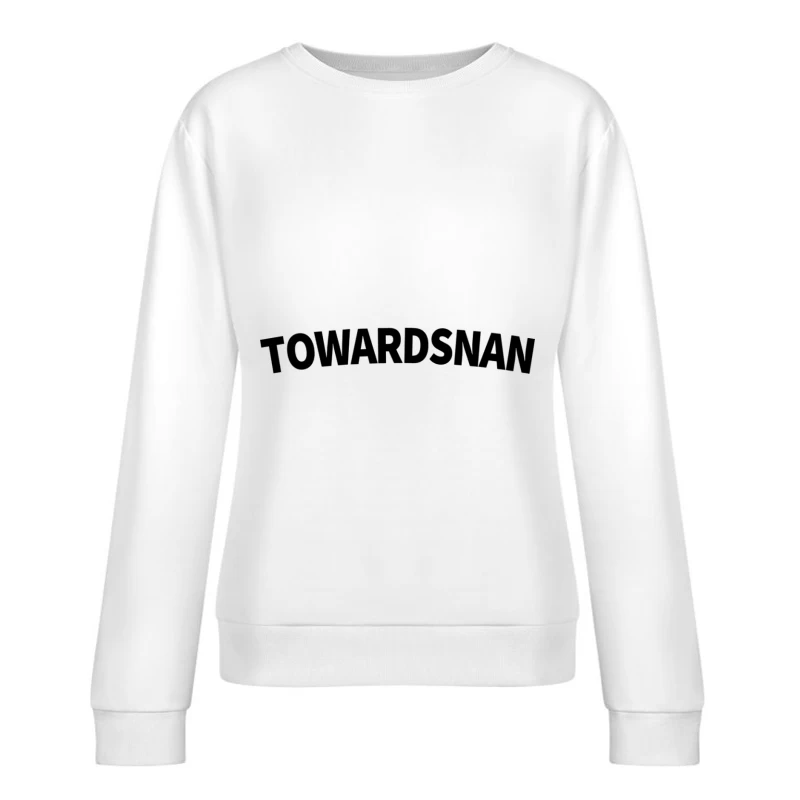 Optische Täuschung Text Damen Pullover Sweatshirt