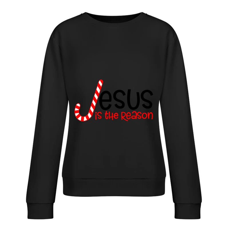 Noël et Jésus: La raison festive Femme Sweat-shirt à enfiler