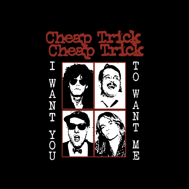 Cheap Trick I Want You Throw Pillow