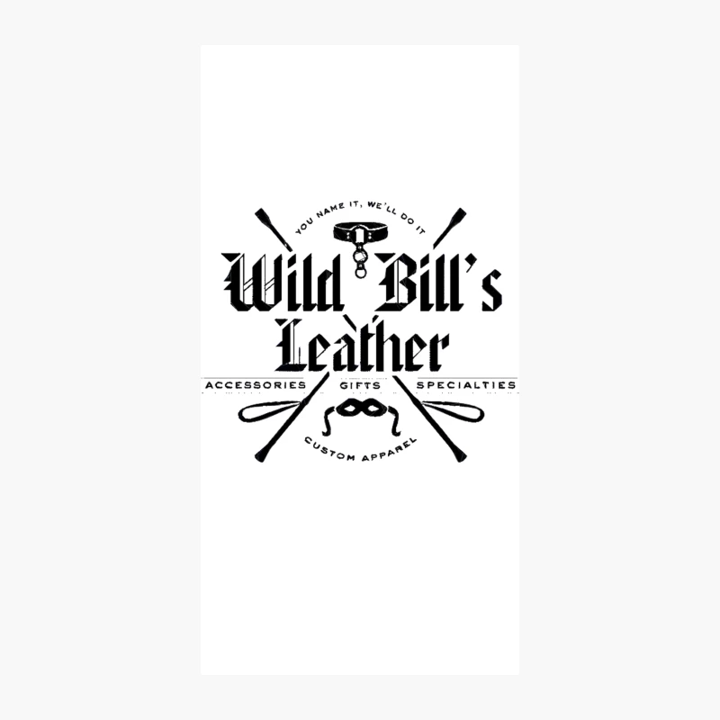 Wild Bills Leather Shop iPhone Case