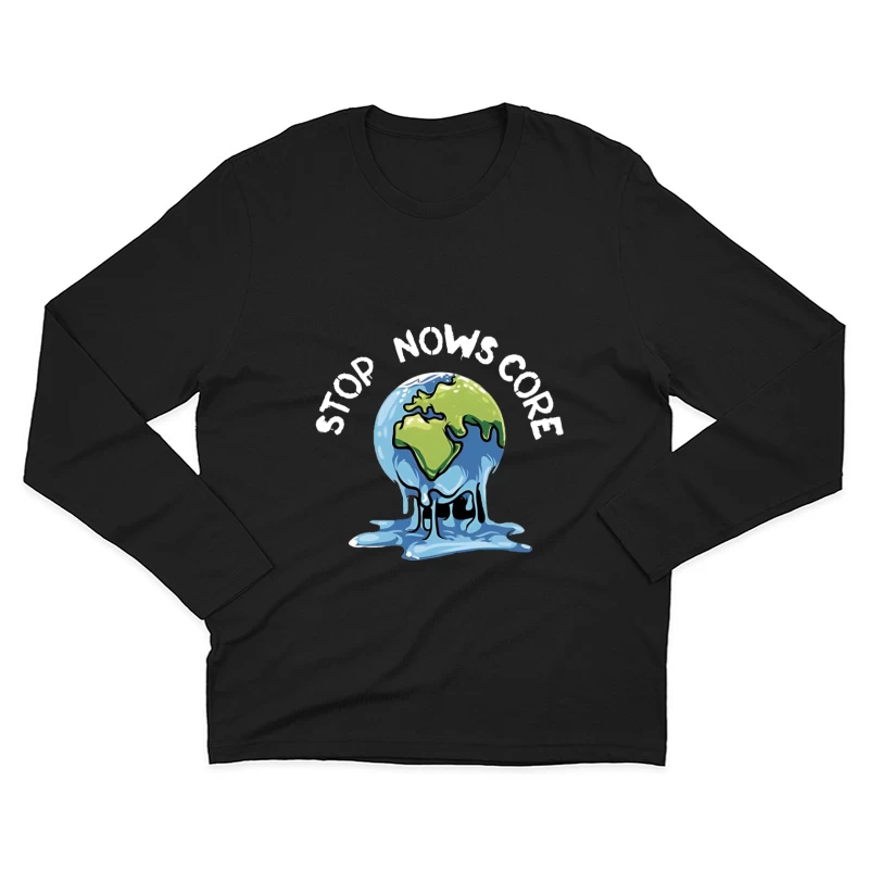Stoppen der Klimaerwärmung Herren Langarm T-Shirt