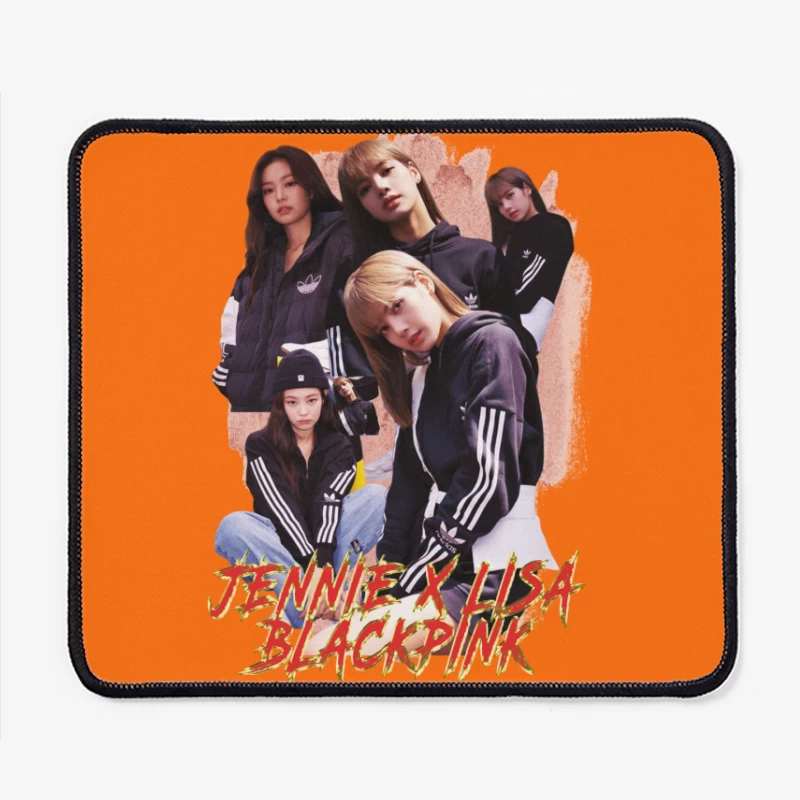 BLACKPINK: Jennie and Lisa Collaboration Mouse Pad
