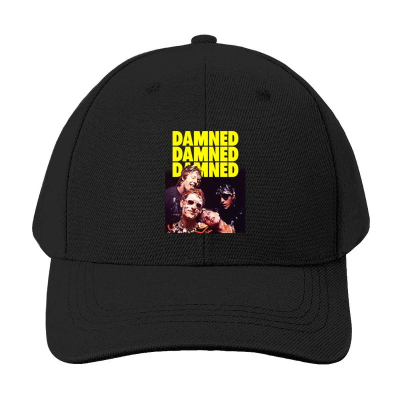 The Damned Punk Rock Band Vintage Album Cover Baseball Cap