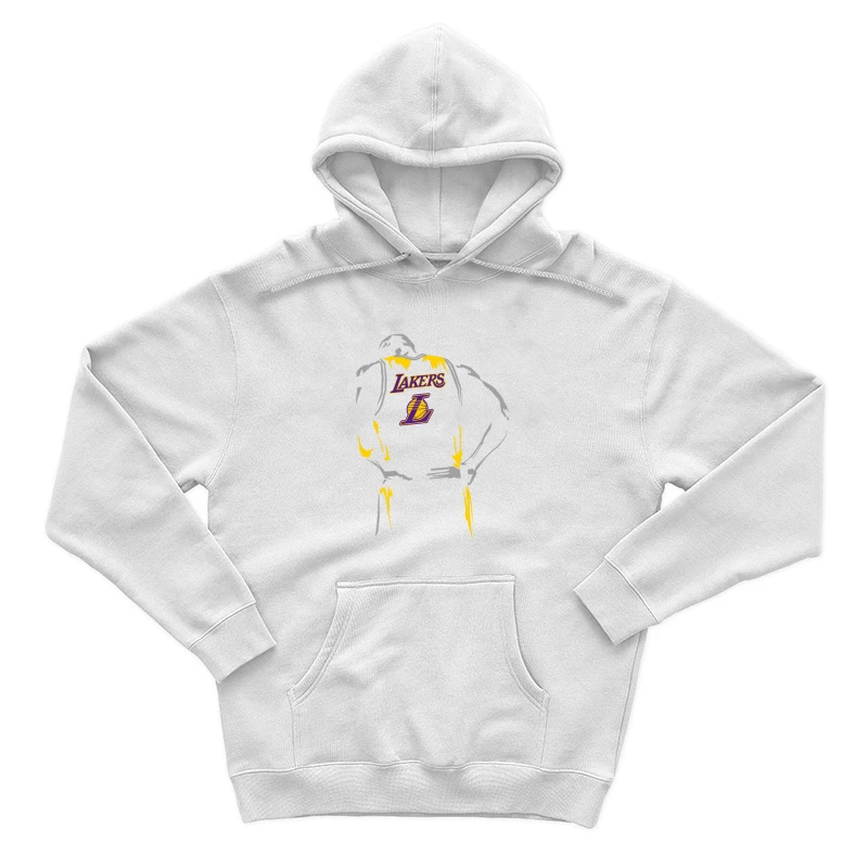 Lakers Basketball-Silhouette Herren Pullover Hoodie